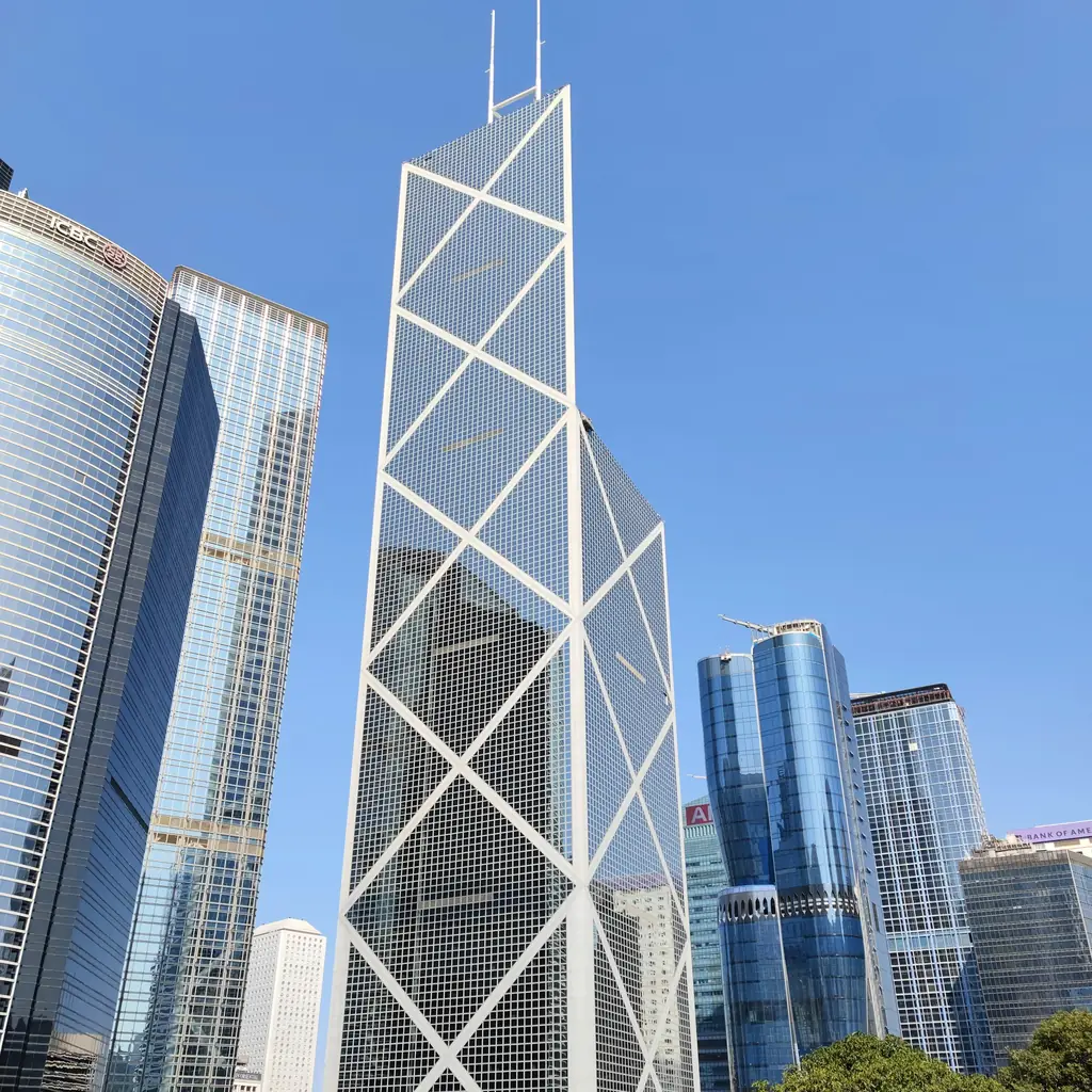 香港中環中銀大廈及商業大廈